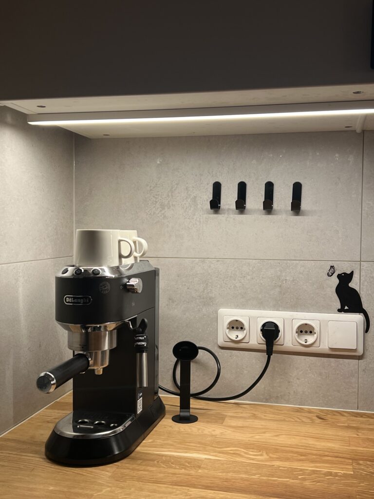 DeLonghi EC685 espresso machine close up in home kitchen Tallinn Estonia